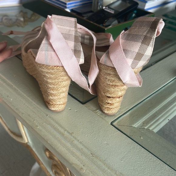 Burberry rattan wedge , pink - Picture 5 of 7